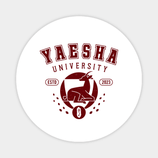 Yaesha University Crest Magnet